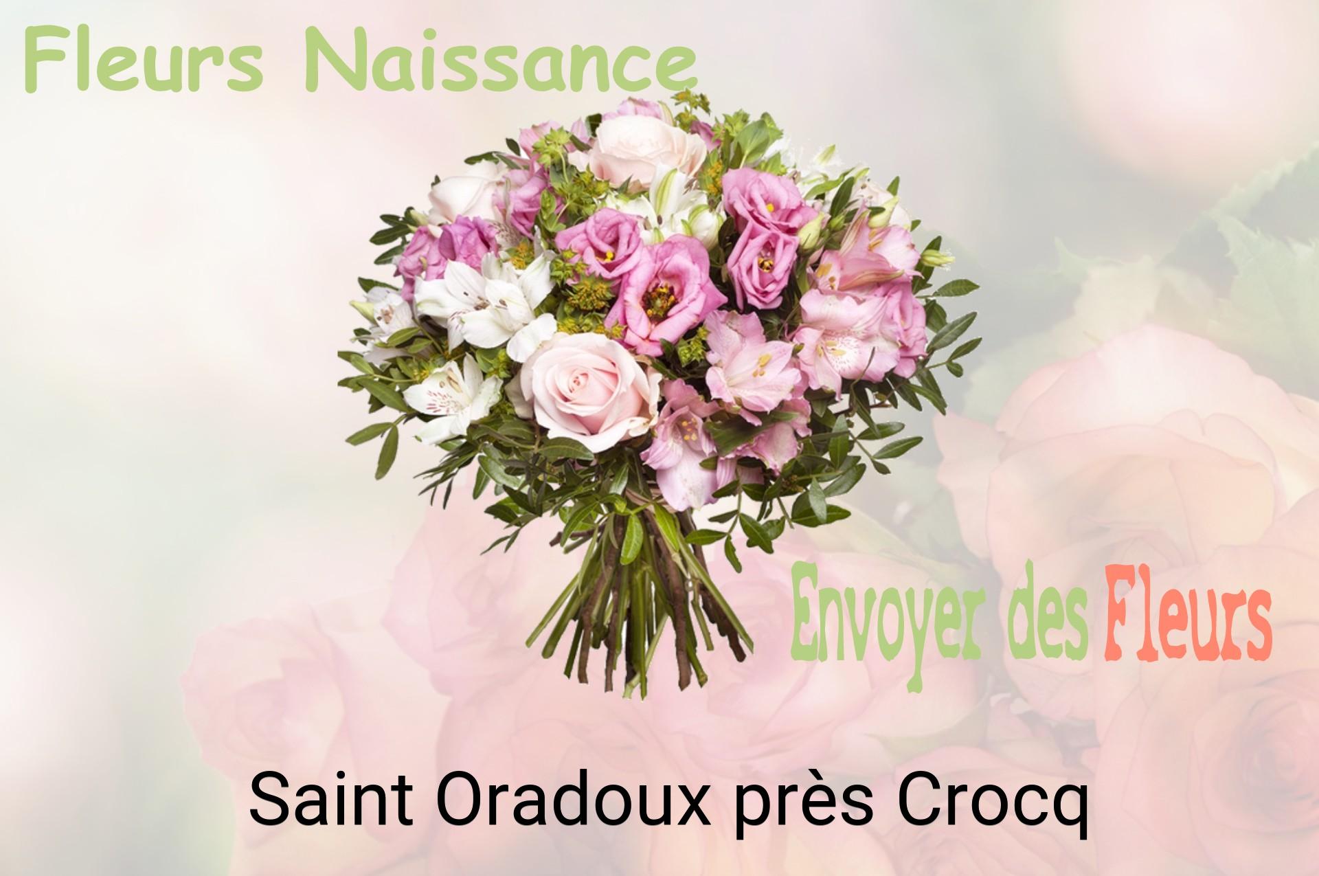 Bouquet de fleurs de naissance livré à Saint-Oradoux-près-Crocq
